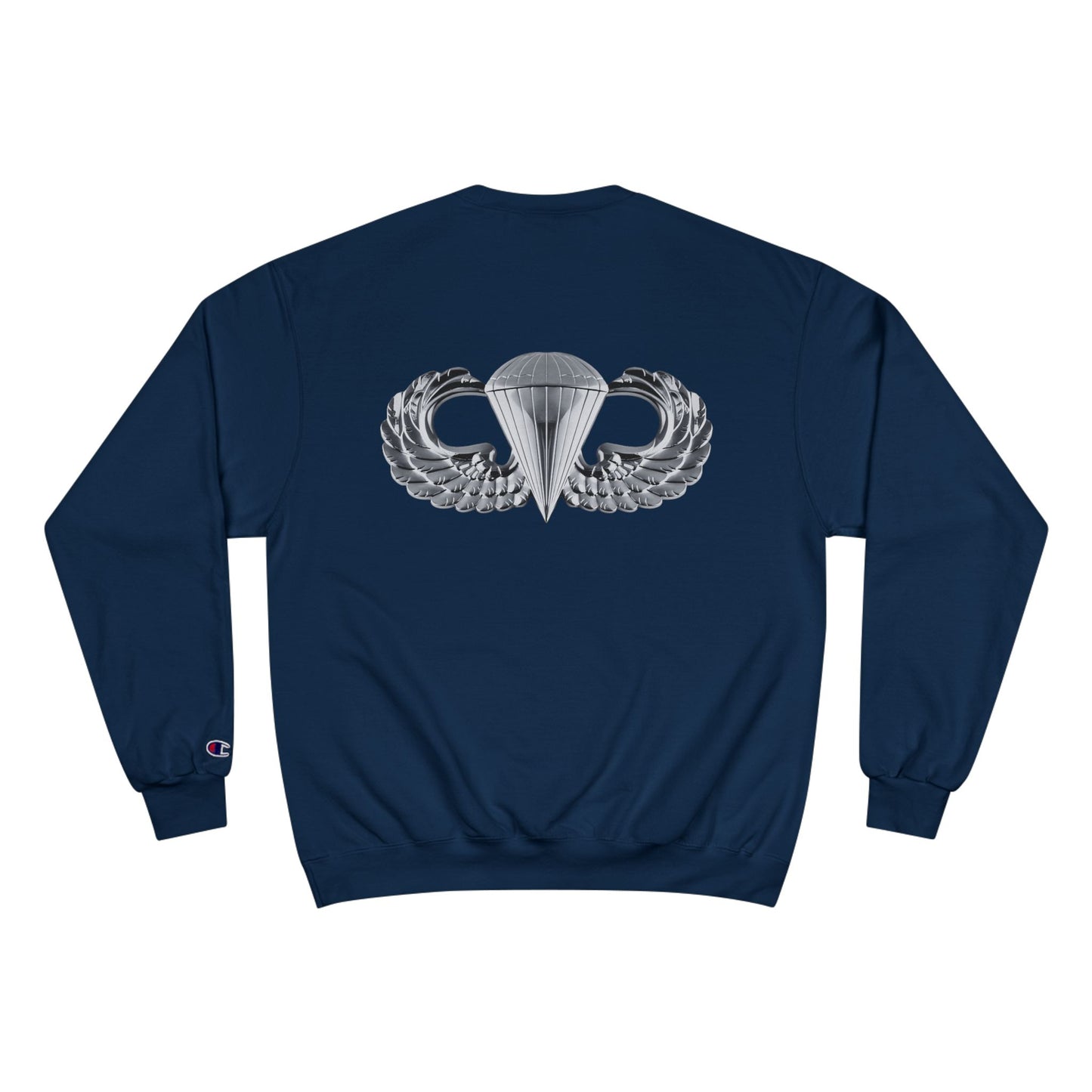 Champion Sweatshirt with Airborne Silver Wings Design - Stylish & Comfortable for Everyday Wear