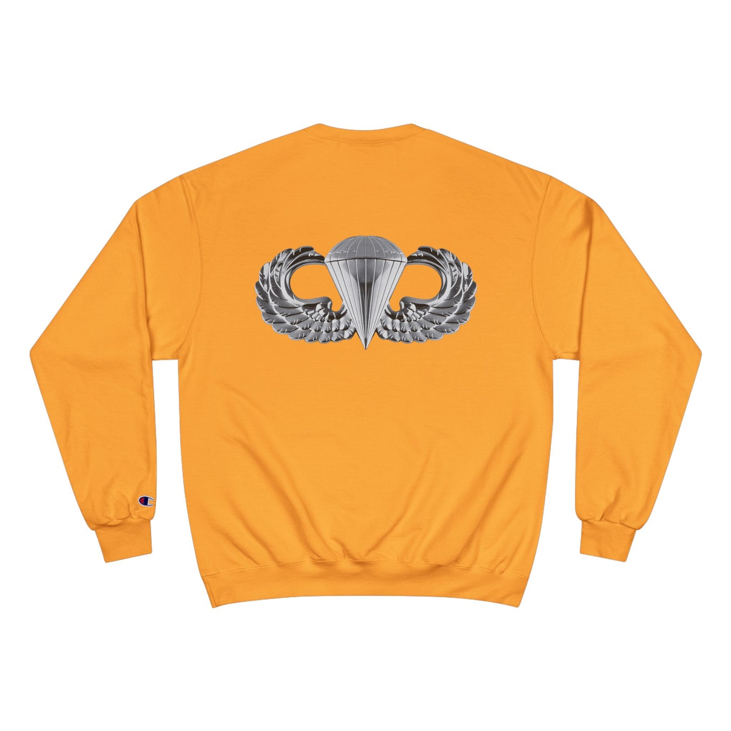 Champion Sweatshirt with Airborne Silver Wings Design - Stylish & Comfortable for Everyday Wear