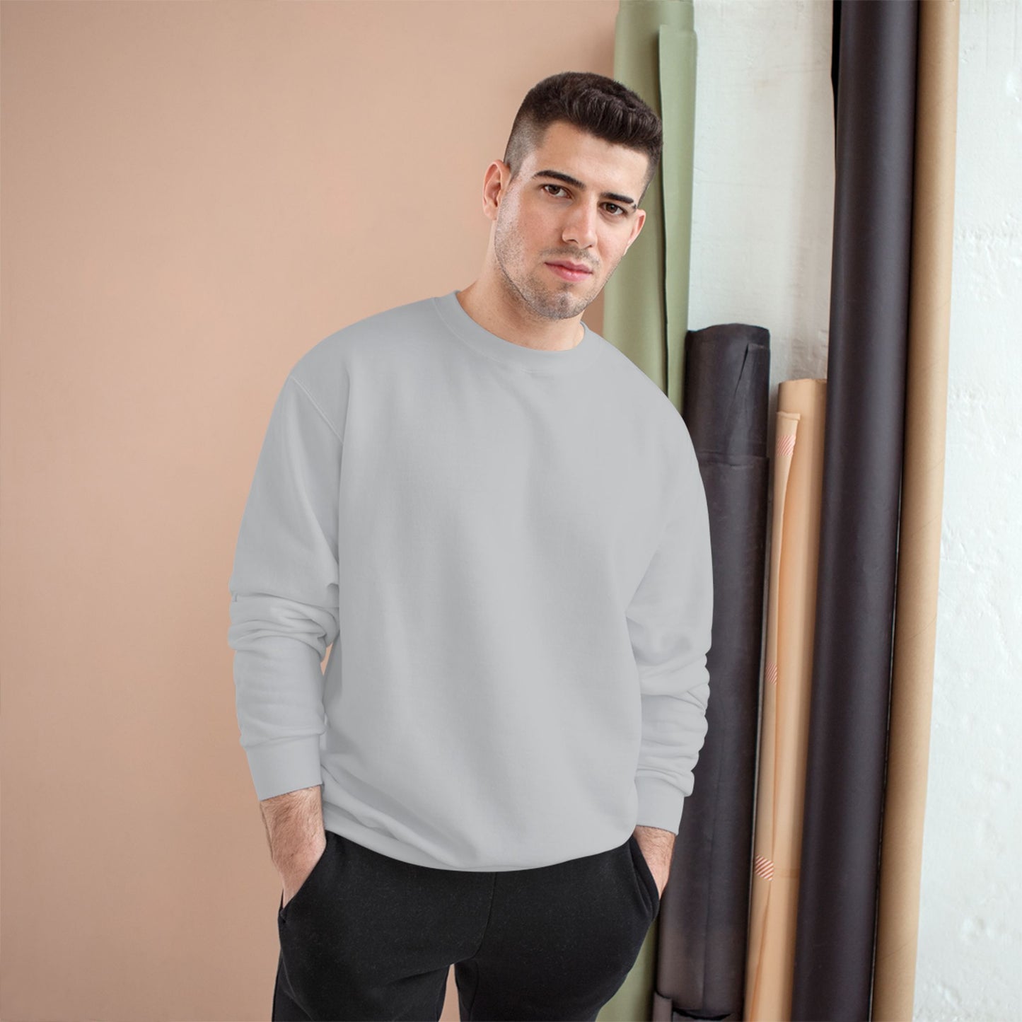 Champion Sweatshirt with Airborne Silver Wings Design - Stylish & Comfortable for Everyday Wear