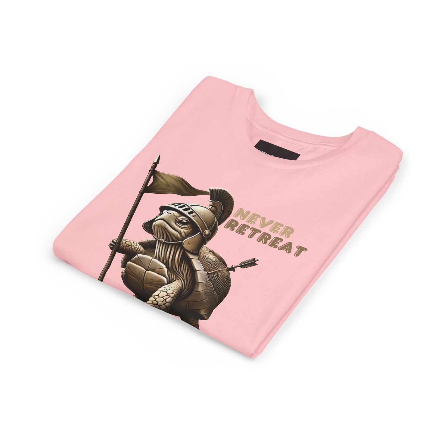 Youth Short Sleeve Tee - Never Retreat Warrior Turtle Design