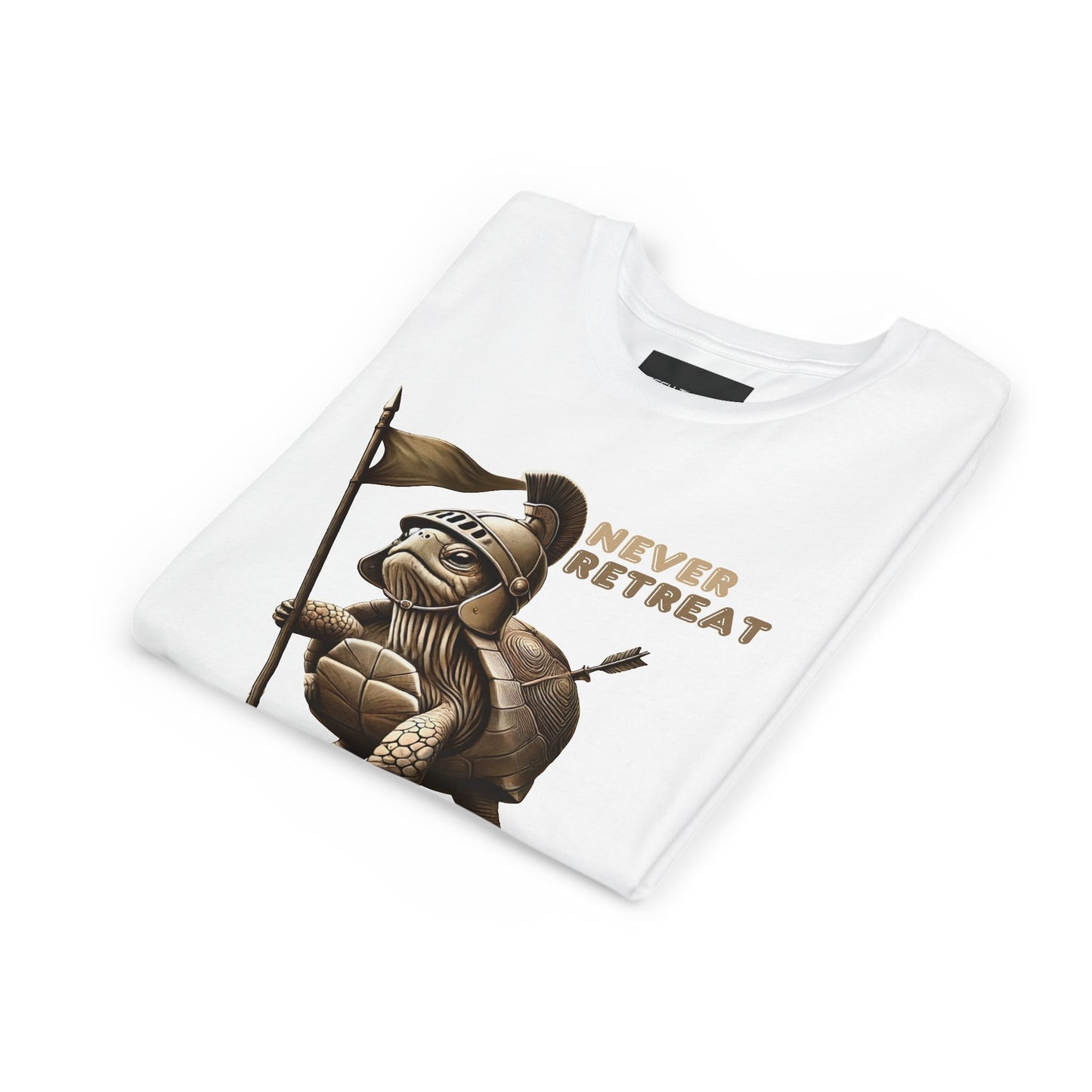 Youth Short Sleeve Tee - Never Retreat Warrior Turtle Design