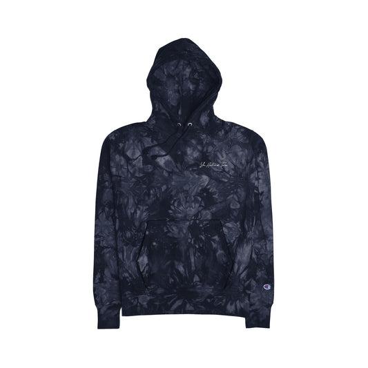 Champion Hoodie Tie Dye with Embroidery "You Had me at Tricare" Trendy Comfort for All